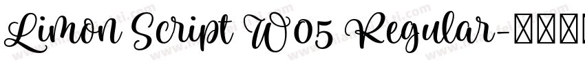 Limon Script W05 Regular字体转换